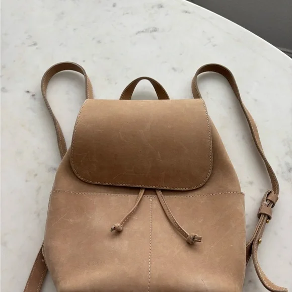 Parker Clay Abby Leather Backpack, sand (no longer available in this color) - Picture 8 of 8